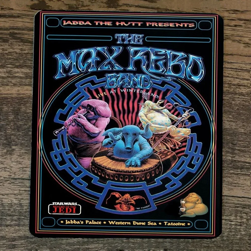 Mouse Pad‎ Max Rebo Band Star Wars Jabba the Hutt